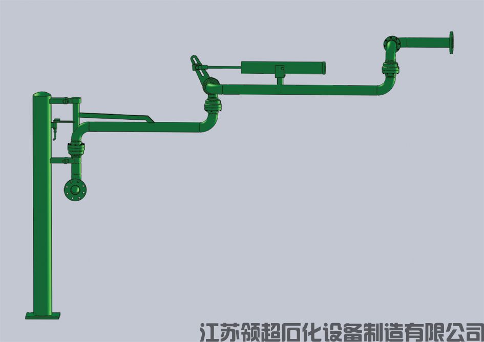 新疆昌吉客户定制的AL2503汽车底部卸车鹤管已发往使用现场(图1)