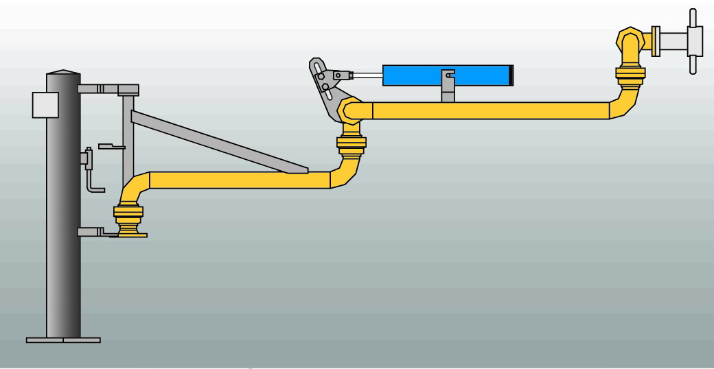 底部装卸鹤管的一些具体的介绍(图1)