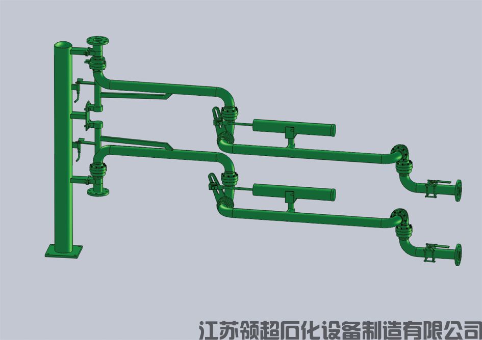湖北荆州定制采购的一批液氯装车用AL1512装车鹤管已发往使用现场(图1)
